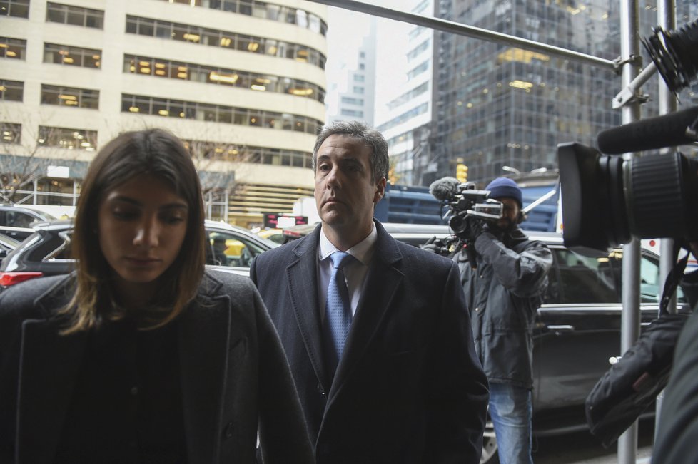 Trumpův bývalý právník Michael Cohen s rodinou