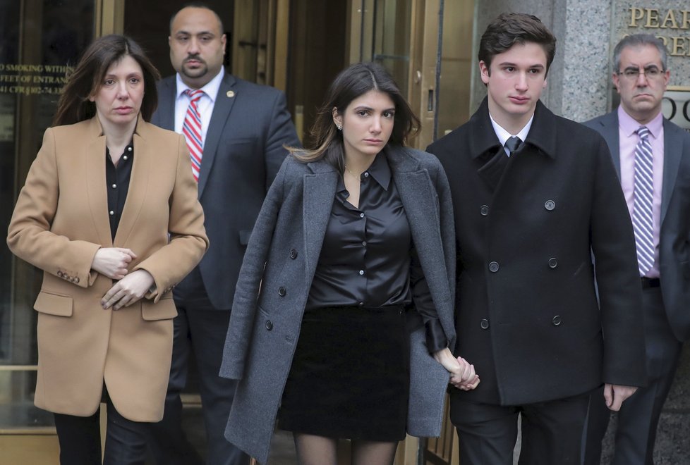 Rodina bývalého Trumpova právníka Michaela Cohena - manželka, syn a dcera