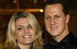 Michael Schumacher a jeho žena Corinna.