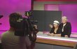 Michael Douglas a Catherine Zeta-Jonesová na návštěvě v televizi JOJ