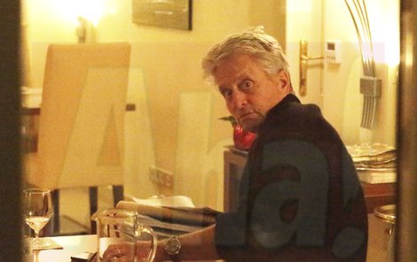 Michael Douglas v Praze