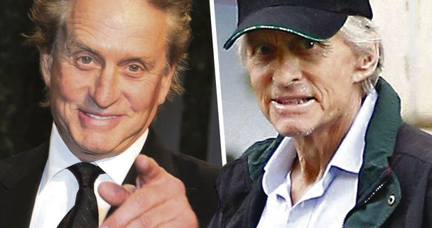 22. února 2010: Oscarový herec v plné síle a v dobré náladě, o kruté diagnóze neměl nejmenší tušení (vlevo) 26. října 2010: Michael Douglas poznamenaný zákeřnou chorobou, ale nezlomený, úsměv mu ve tváři zůstává i nyní (vpravo)
