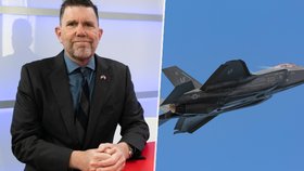 Vedoucí diplomat USA Michael J. Dodman mluvil v pořadu Epicentrum o stíhačkách F-35.