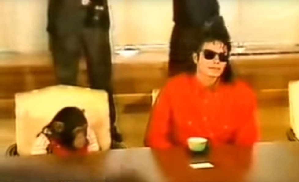 Svého šimpanze měl i Michael Jackson. S Bubblesem byli nerozlučná dvojka.