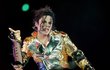 Michael Jackson během koncertu v Praze v roce 1996