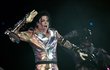 Michael Jackson během koncertu v Praze v roce 1996 Michael Jackson během koncertu v Praze v roce 1996