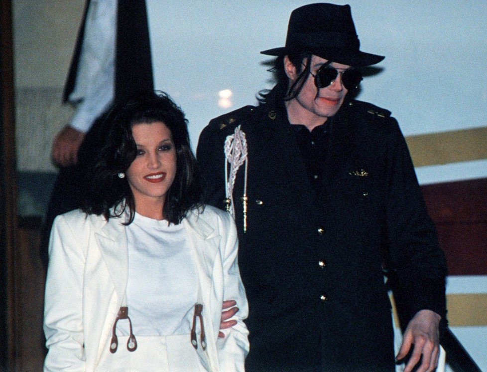 Michael Jackson a Lisa Marie Presley