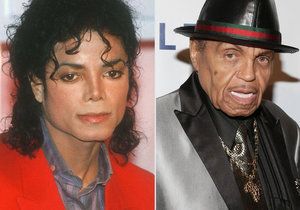 Michael Jackson a jeho otec Joe Jackson