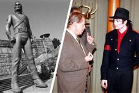 Před 30 lety rozpoutal Michael Jackson v Praze šílenství! Proč na Letné stála jeho obří socha?