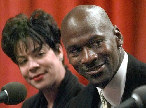 Michael Jordan a Juanita Vanoy