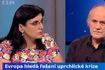 Samková a Kocáb měli v televizi střet kvůli uprchlíkům