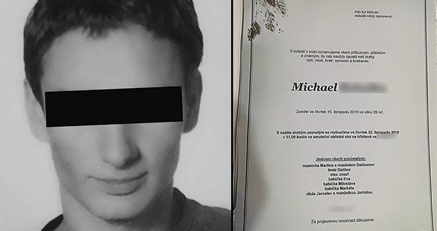 Zemřel známý český hudebník Michael Ř. (†26): Spáchal sebevraždu