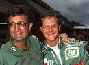 Michael Schumacher a Eddie Jordan