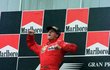 Michael Schumacher slaví jednu z mnoha výher