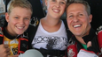 Michael Schumacher se svými dětmi