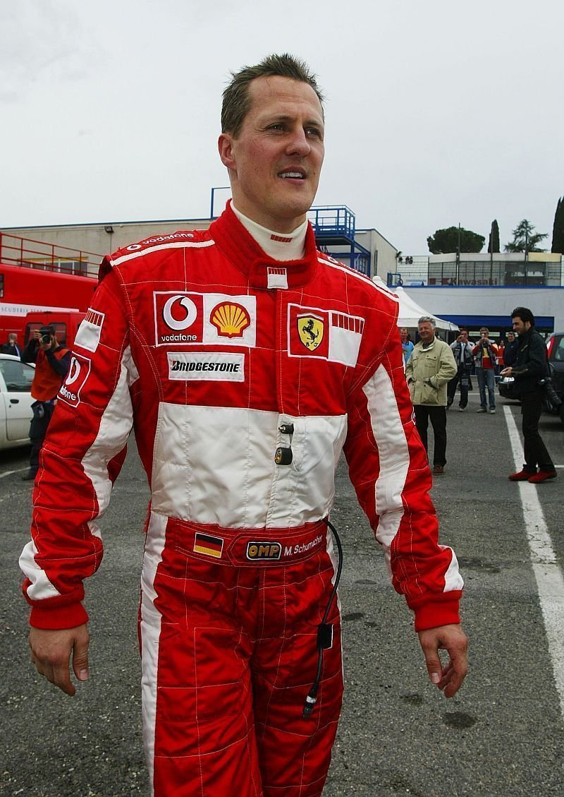 Michael Schumacher ještě coby člen stáje Ferrari.