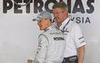 Schumacher a Brawn byli sehraní parťáci, kteří získali sedm titulů mistra světa.