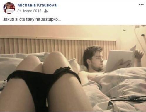 Michaela ráda provokuje. A to i svého přítele Jakuba Michálka.