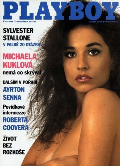 Míšin slavný editorial z Playboye z roku 1995.