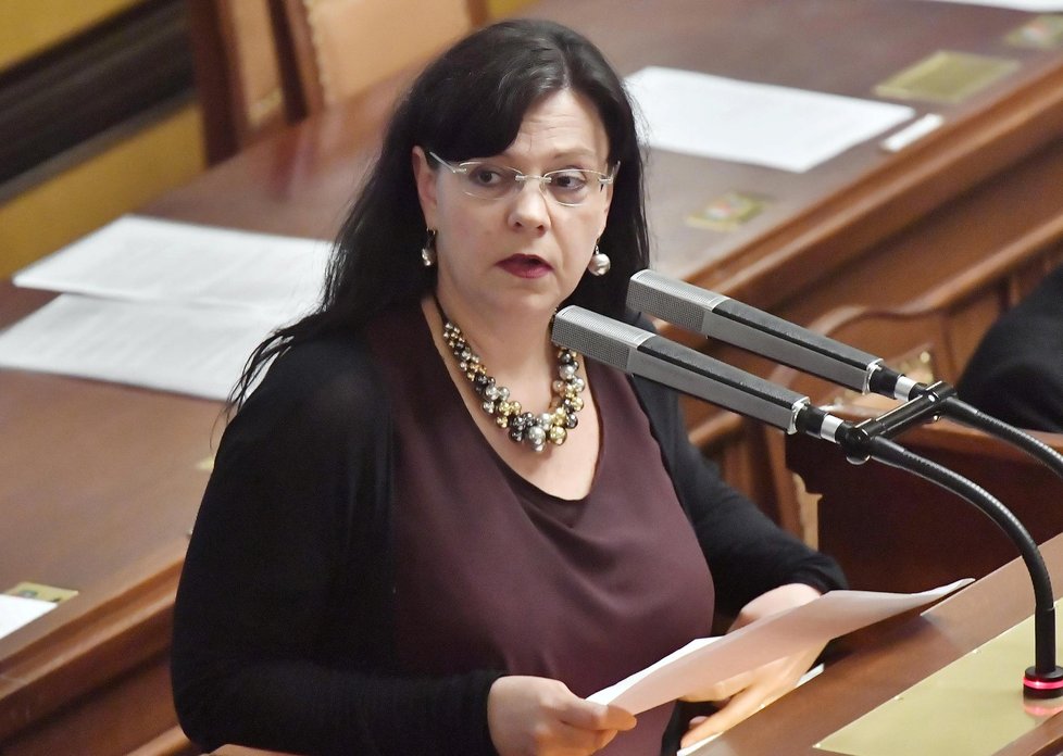 Ministryně práce a sociálních věcí Michaela Marksová (ČSSD)