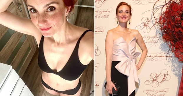Michaela Maurerová se ukázala v prádle