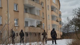 Policisté v pondělí prohledávali okolí domu a školy, kde se Míša ztratila.