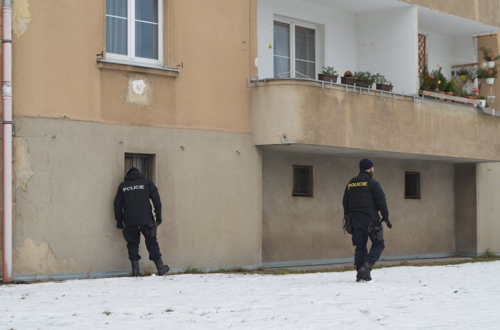 Policisté prohledávali okolí domu a školy, kde se Míša ztratila.