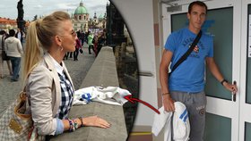 Michaela Ochotská vzala svého přítele Lukáše Rosola na procházku do Prahy, aby si mohl vyčistit hlavu ze smrti svého otce