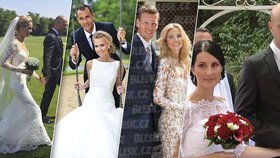 Pět svateb během jednoho týdne: Berdych se oženil v Monte Carlu, Langmannová na moravské vinici