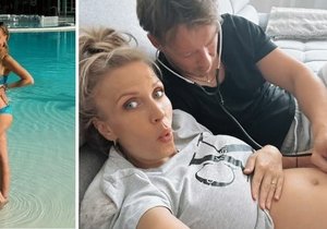 Michaela Ochotská čeká holčičku a partnera chce mít u porodu.