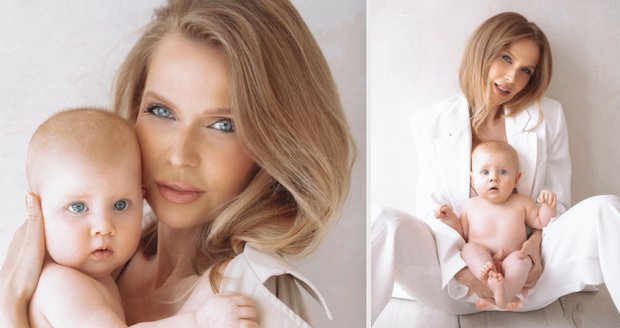 Míša Ochotská má doma malou modelku.