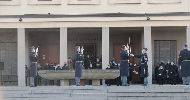 Pohřeb vojačky Michaely Tiché, 20. listopadu 2020.