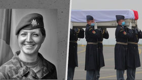 Česká vojačka Michaela Tichá