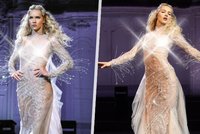 Česká kráska Tomanová si podmanila Paříž: Průhledná krása!