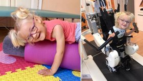 Michaelka (5) z Plzeňska se potýkala s nemocí, kterou nepřežije 9 z 10 dětí: Holčička však dělá velké pokroky