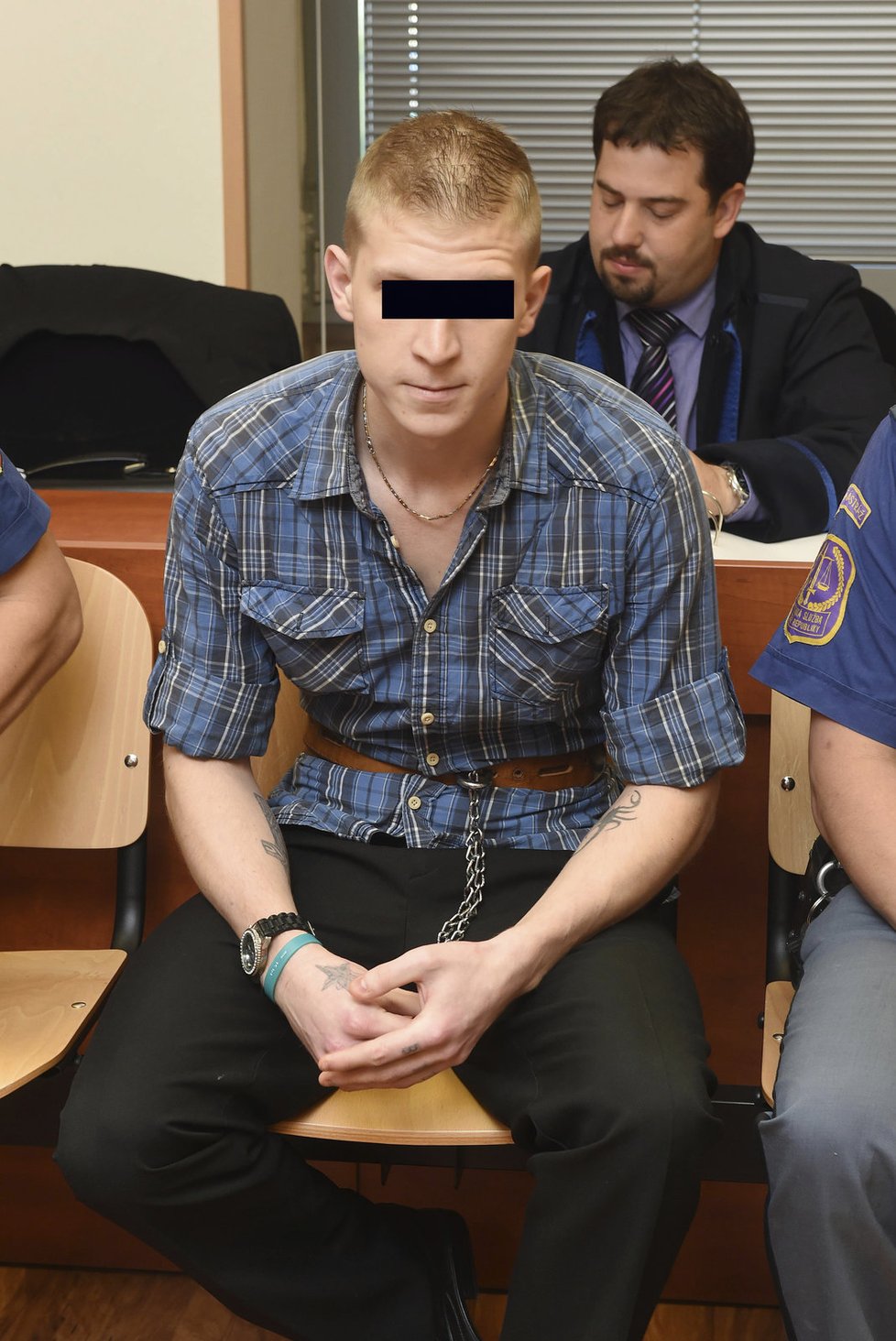 Michal B. stanul před soudem za pokus o vraždu 13letého chlapce a brutální znásilnění jeho sestry.