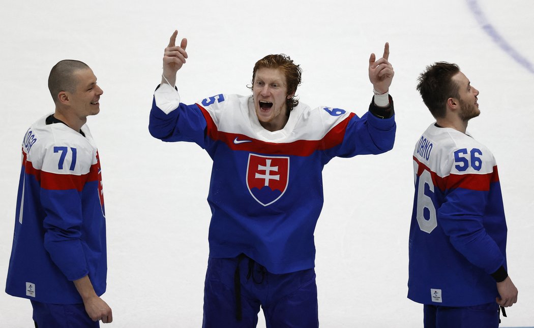 Hokejový obránce Michal Čajkovský byl součástí bronzového týmu Slovenska na zimní olympiádě