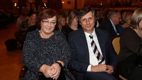 Jan Fischer s manželkou