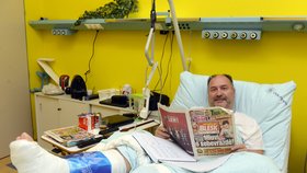 Michal David leží v nemocici s trombózou: Ředí mu krev!