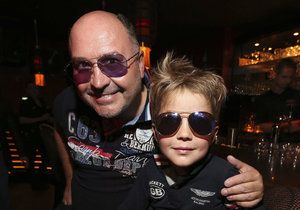 Michal David s vnukem Sebastianem