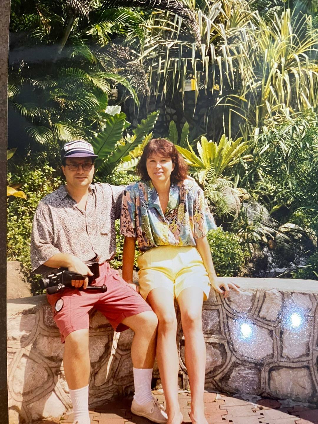 1991, Čeští turisté na Maledivách.