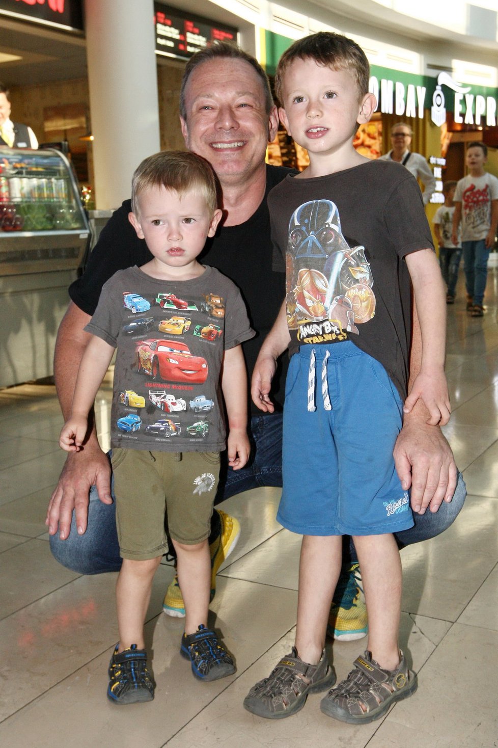 Michal Dvořák se svými syny