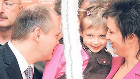 Michal Hašek se rád na předvolebních akcích ukazoval s rodinou