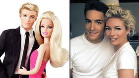 Lucie a Michal vypadají na fotografii jako Barbie a Ken