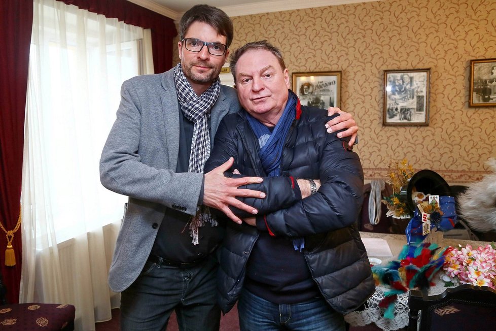 Michal Jančařík s otcem Petrem