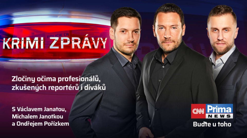 Michal Janotka je jednou z tváří Krimi zpráv na Prima CNN.