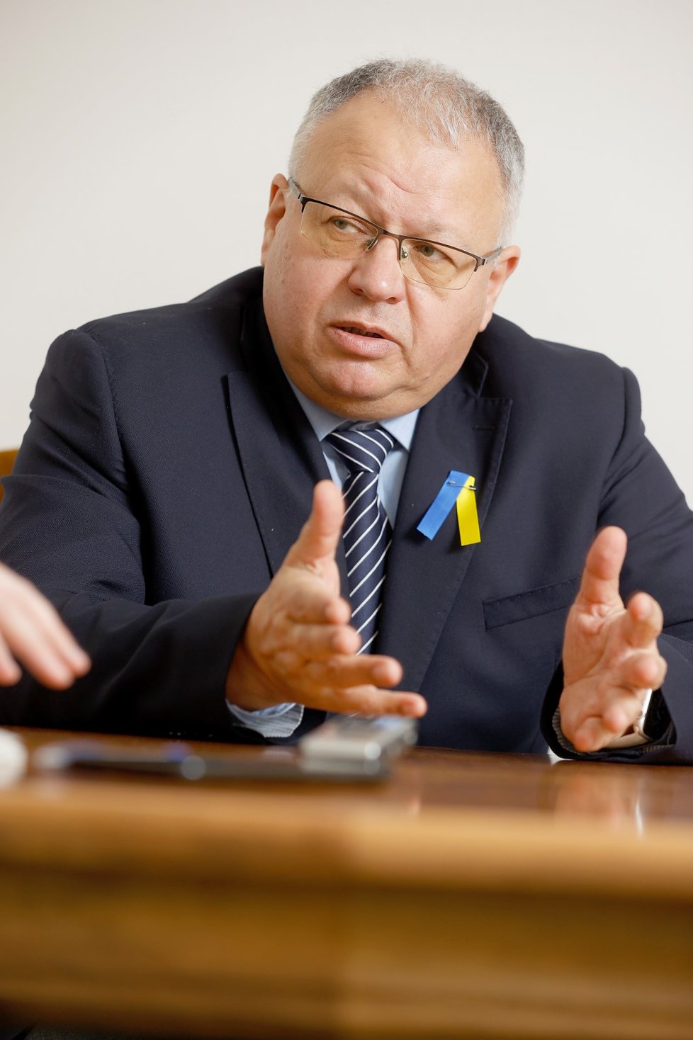 Poradce premiéra Michal Klíma při rozhovoru pro Blesk