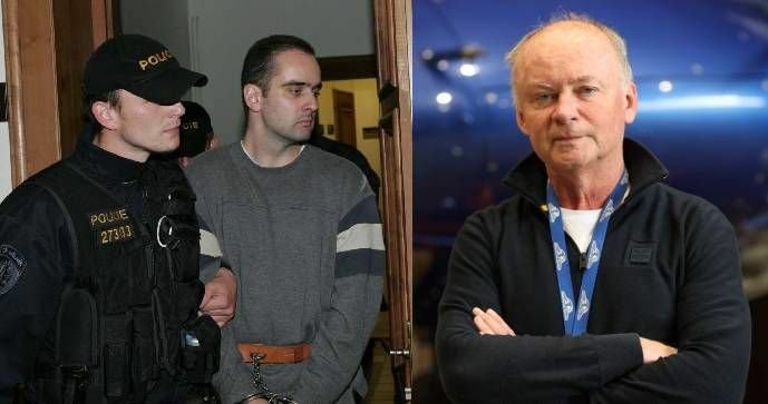 Kriminalista Michal Mazánek (vpravo) vzpomínal na "Lesního vraha" Viktora Kalivodu.