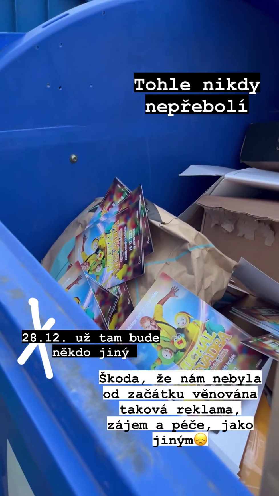 Michal Nesvadba vyhazoval letáky na Záhadu mizejících hraček