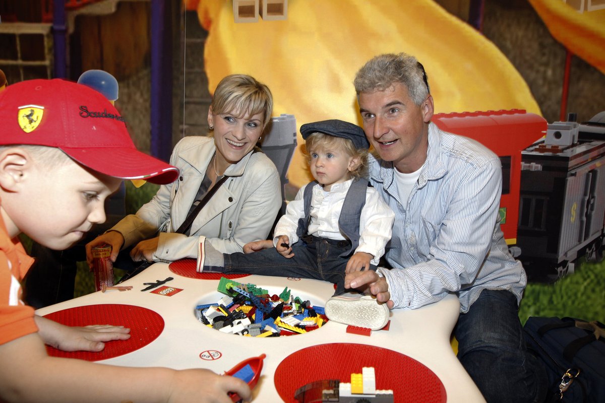 Michal Nesvatba s manželkou Andreou a synem Markem